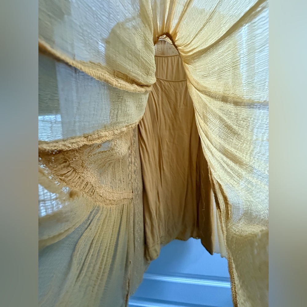 Seen Worn Kept Anthropologie Yellow Dress - Picture 3 of 5